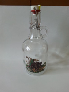 Sticluta cu capac cu ornament vanatoresti de 500ml. cod.8