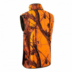Deerhunter vesta gamekeeper bonded fleece reversabila culaore verde& camo portocaliu Cod artico: 4526