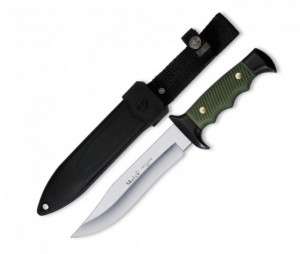 Cutit de vanatoare in portcutit plastic cu lama 15 cm - MUELA - cod:4.2243