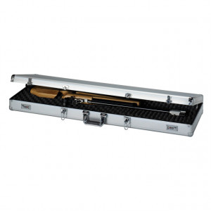 Husa arma aluminium, cu burete ptr. Carabina 123x33x9 - inchidere in 2 puncte cu combinatii de numere , COD:32261-09