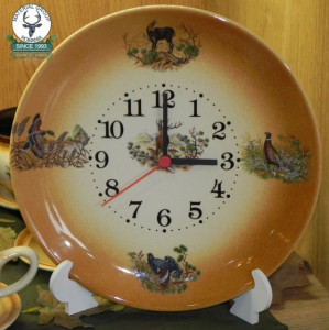 Ceas de perete ceramic pictat