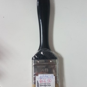 Pensula lata 40 mm, Maner Plastic Negru - 81314019