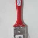 Pensula lata 40 mm, Maner Plastic Rosu - 81294010