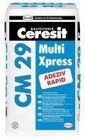 Adeziv flexibil rapid pentru placari ceramice si din piatra naturala – CM 29 Multi Xpress