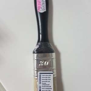 Pensula lata 30 mm, Maner Plastic Negru - 81313019