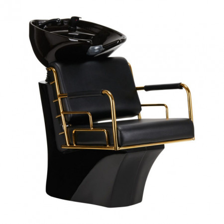 Scafa de coafură Gabbiano Prato gold - negru