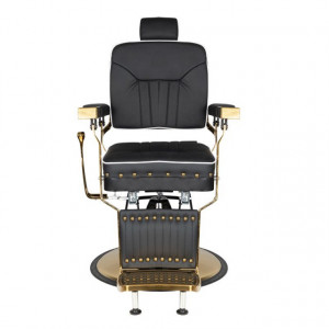 Scaun barber Filippo gold negru