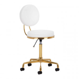 Scaun cosmetica auriu