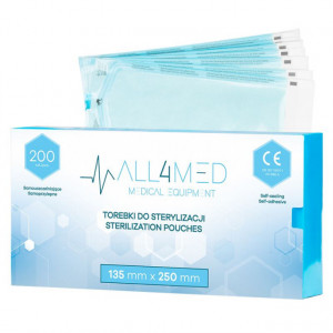 Pungi de sterilizare ALL4MED pentru autoclav 135mm x 250mm
