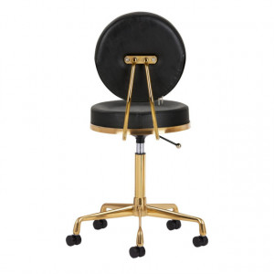 Scaun cosmetica auriu