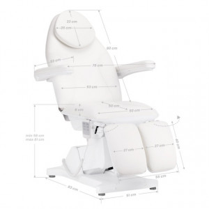 Scaun electric Sillon pedichiura 3 motoare