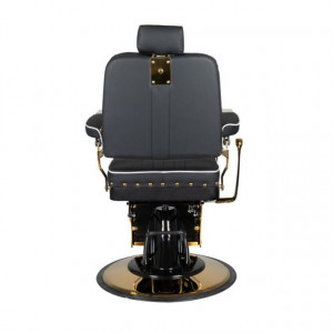 Scaun barber Filippo gold negru