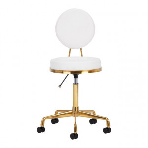 Scaun cosmetica auriu