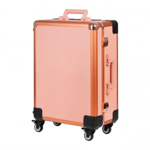 Statie profesionala de make-up auriu-roz