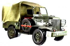 Macheta metalica masina de teren Jeep militar