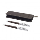 Set Balmain pix + roller in etui maro ,piele ecologica