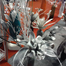 Floare decorativa,Frunza Dracena gri L112cm