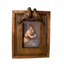 Rama foto doua randunici,auriu antichizat,26x19,5x3cm