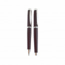 Set Balmain pix + roller in etui maro ,piele ecologica