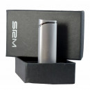 Bricheta Sarome SRM 119 C, metalica,piezoelectrica, reincarcabila cu gaz lichid, argintie, unisex