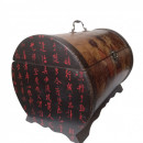 Cufar lemn motive japoneze gheise,40x30cm