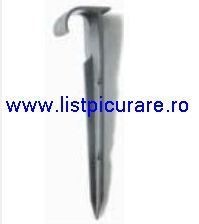Tija fixare tub sau banda, in pamant, Ø 16 sau 20 mm, L= 14 cm