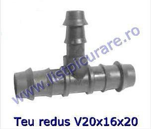 Teu tub orb, redus V 20x16x20