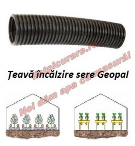 Furtun incalzire sere fi 25mm, lei/m