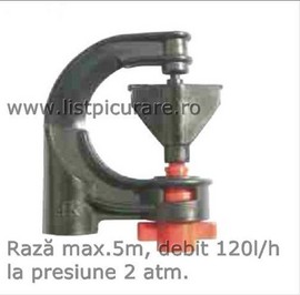 Miniaspersor Delta R= 4-5m, 120 l/h