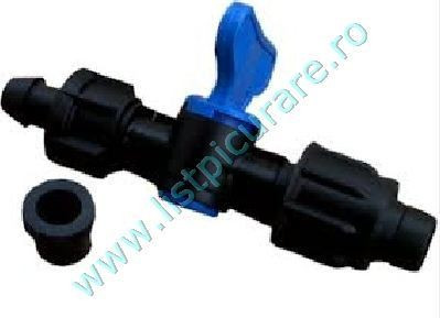 Minirobinet banda Ø 16 sau 17mm cu garnitura