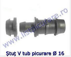 Stut tub cilindric V 16 cu garnitura