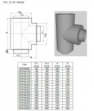 Teu inox 90 DP(izolat). Alege diametru Ø mm!