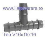 Teu egal V 16 pentru tub moale(LDPE)