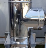 Burlan, tub inox DP(izolat) 1000mm. Alege diametru Ø mm!