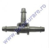 Teu, ramificatie V 4*4*4 mm pentru microtub x 10 BUCĂȚI