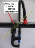 Carlig sustinere tub 25 mm cu suport pentru miniaspersor