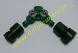 Distribuitor 3/4'' Fi cu 2 ieşiri click, cu robinete