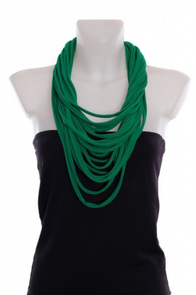 Colier esarfa Deep Green