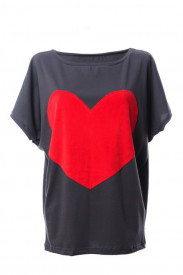 Tricou Heart - Grey sau Black