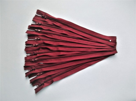 Fermoare fusta #3 - 20 cm visiniu