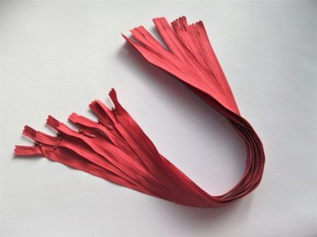 Fermoare invizibile 50 cm rosu coray, cod159