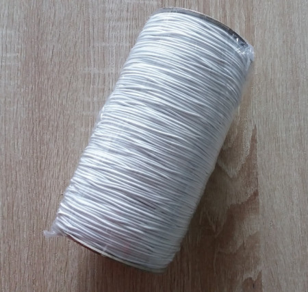 *Elastic Oradea Rotund - alb si negru 1.5mm/500m
