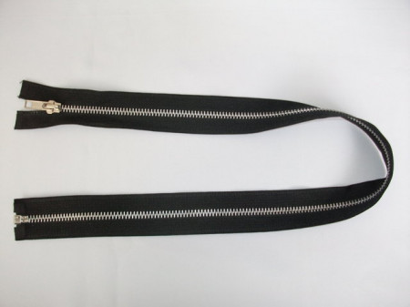 Fermoare detasabile #5 aluminiu negre 50, 60, 70, 80cm