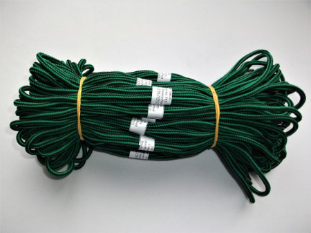 Sireturi satirate 110 cm verde cu negru - Tip1