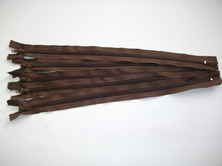Fermoar fix 20,30,35,40,45 cm maro