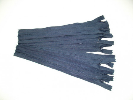 Fermoare invizibile 20 cm bleumarin
