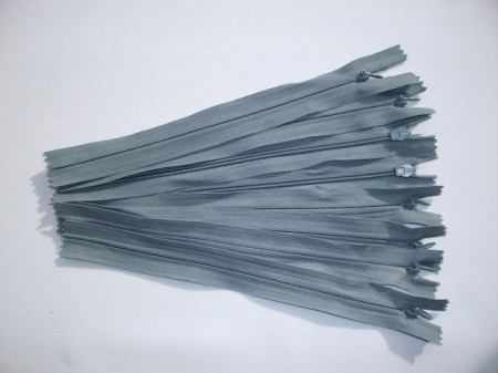 Fermoare invizibile 20 cm gri inchis