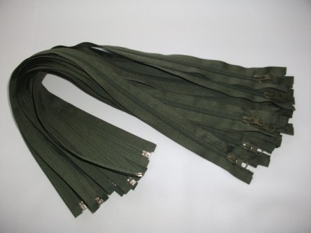 Fermoare detasabile #5 nylon 50,60,70,75,80,90 kaki