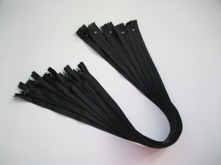 Fermoare lenjerie #3 - 50 cm negru