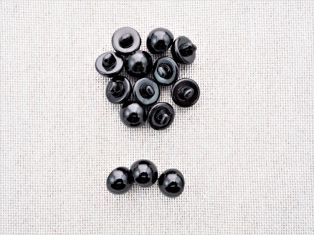 Nasturi perla M16 - negru, cod2
